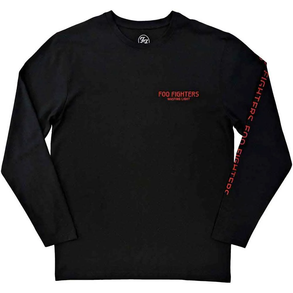 Foo Fighters | Official Band Long Sleeve T-Shirt | Wasting Light (Back & Sleeve Print)