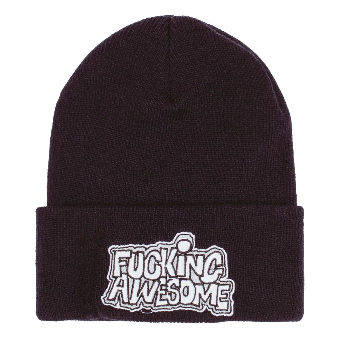Fucking Awesome - PBS Logo Cuff Beanie Black