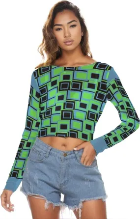 Funky² Womens Mesh Long Sleeve T-shirt