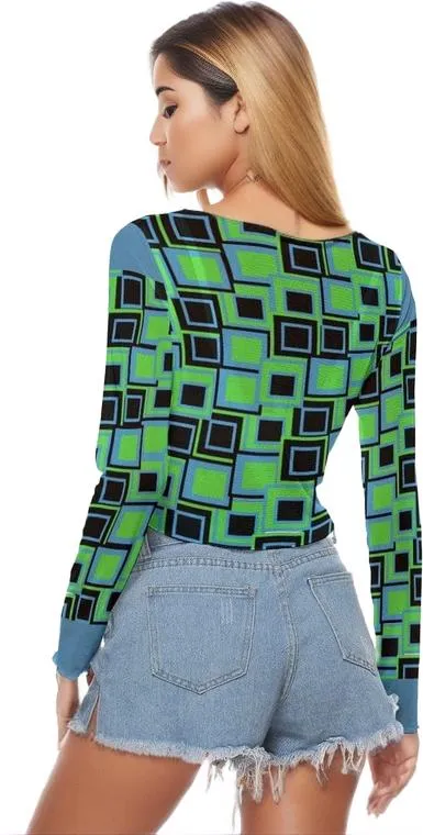 Funky² Womens Mesh Long Sleeve T-shirt