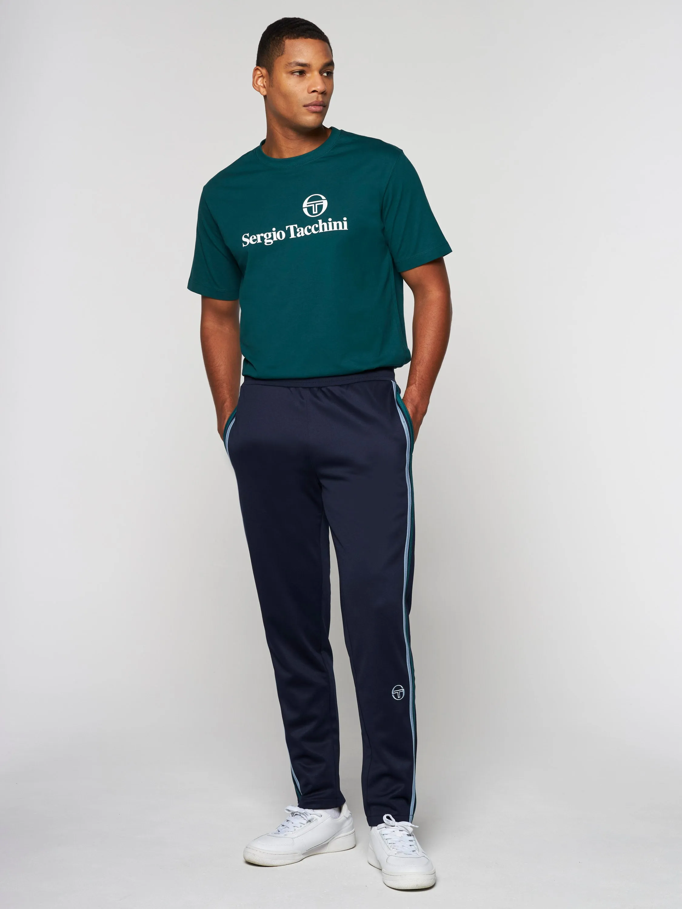 Ghibli Track Pant- Maritime Blue/ Gardenia