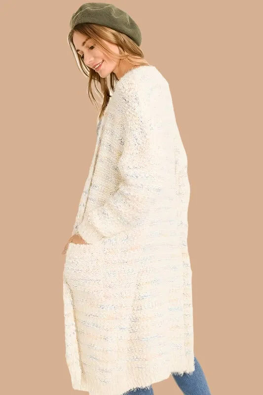 Gilli Soft as Petals Chenille Cardigan Sweater