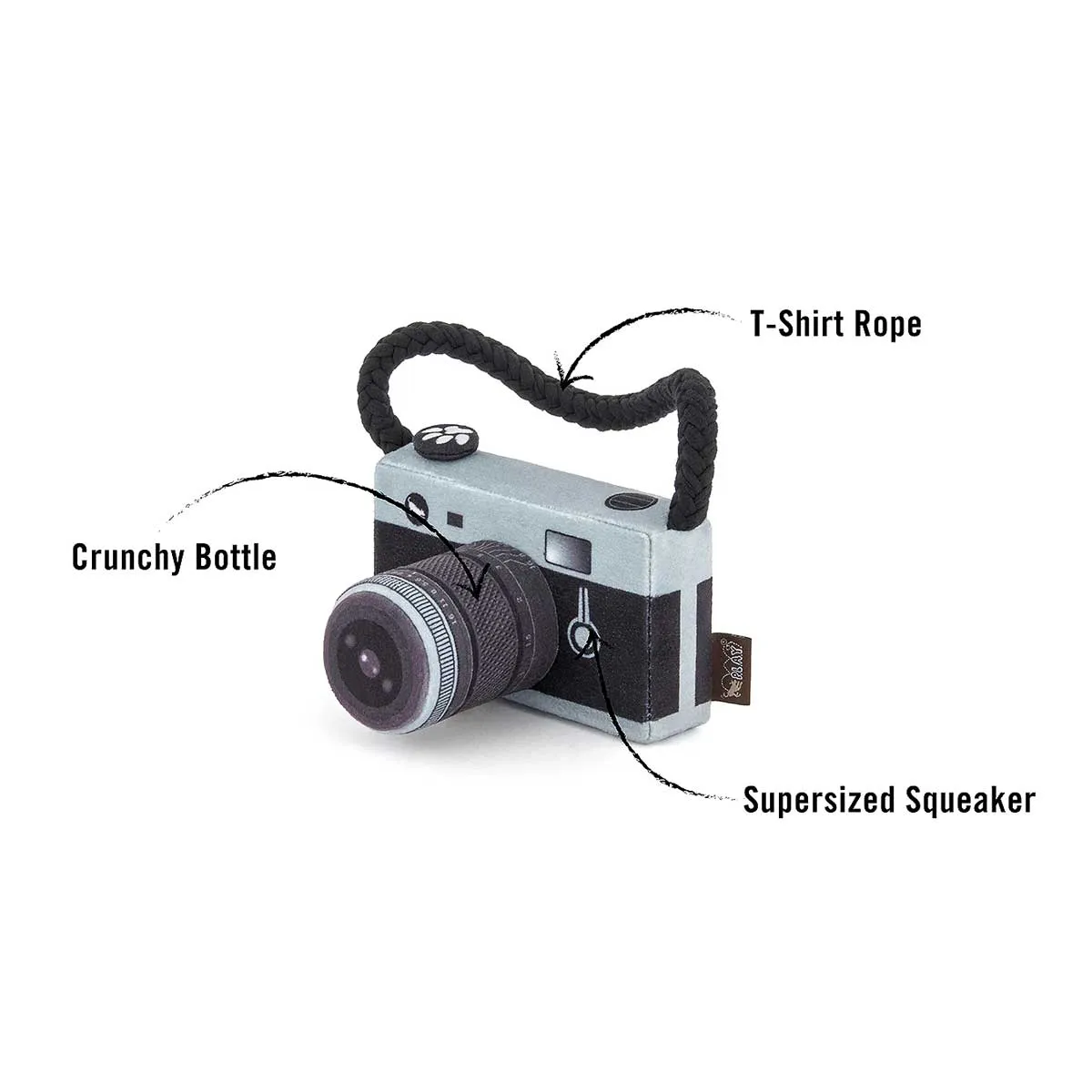 Globetrotter Lens Licker Camera Dog Toy