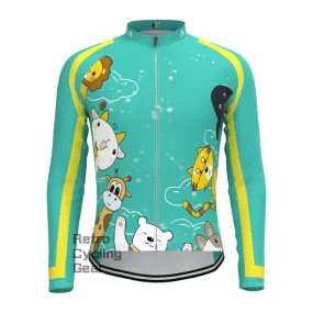 Green critter Long Sleeve Jersey