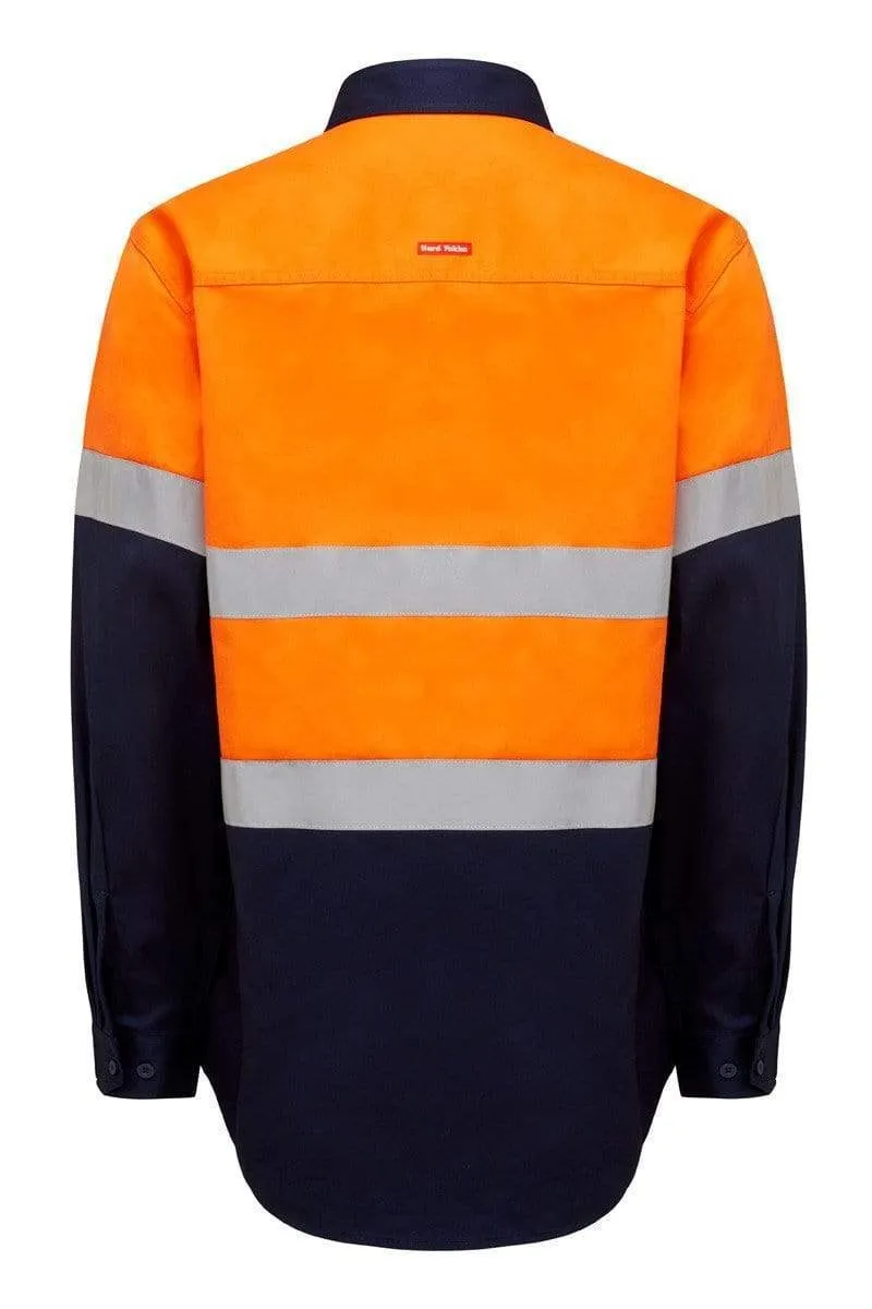 Hard Yakka Long Sleeve Hi Vis Taped Shirt Y04610