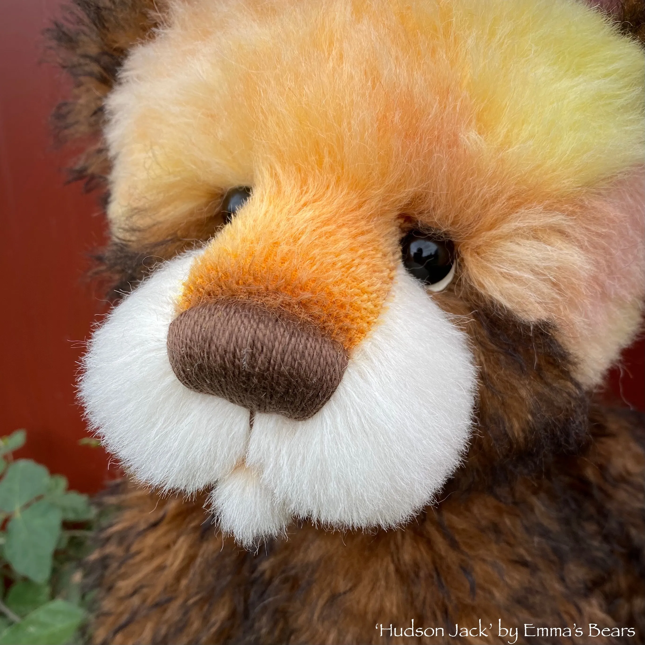 Hudson Jack - 18" Curlylocks Mohair and Alpaca Artist Baby Bear by Emma's Bears - OOAK