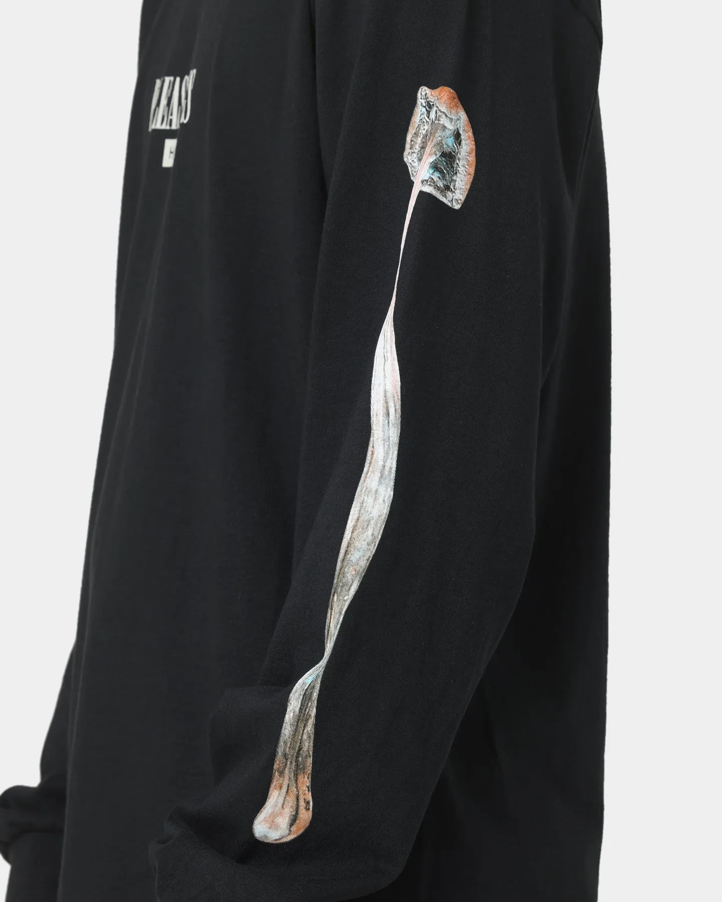 HUF X Pleasures Spore Long Sleeve T-Shirt Black