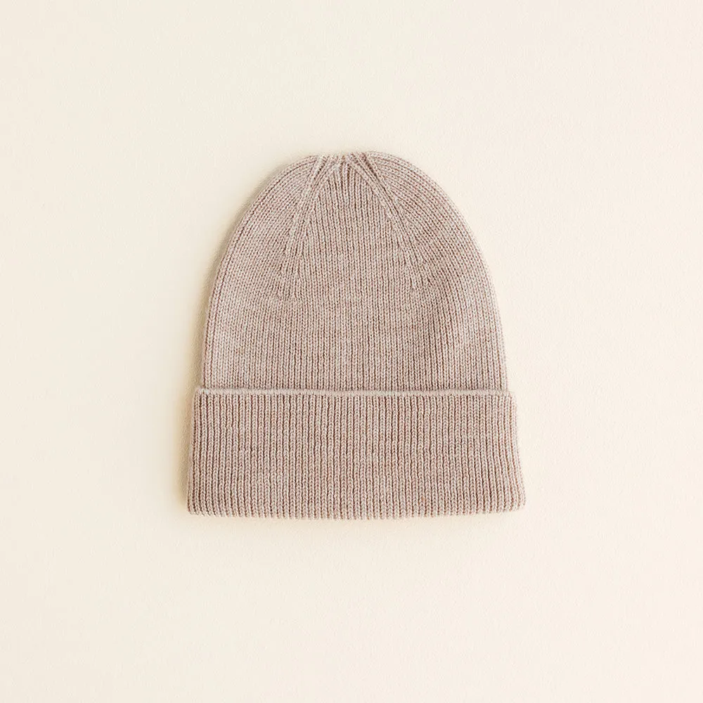 Hvid - Newborn beanie - 100% Merino wool