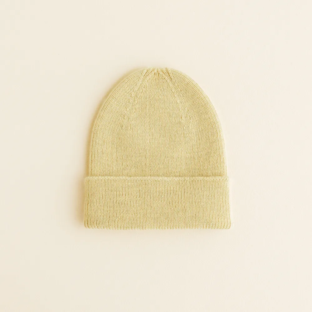 Hvid - Newborn beanie - 100% Merino wool