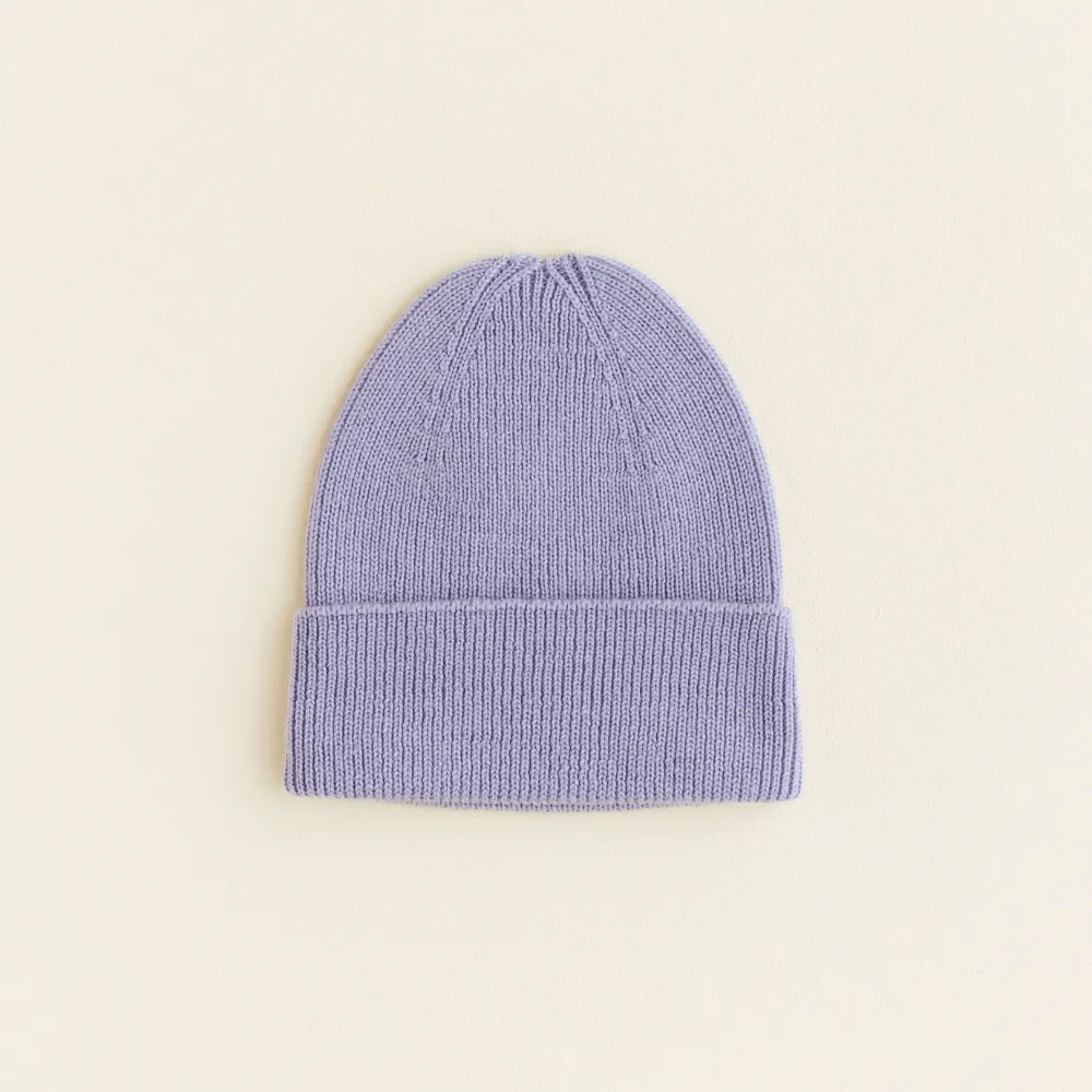 Hvid - Newborn beanie - 100% Merino wool