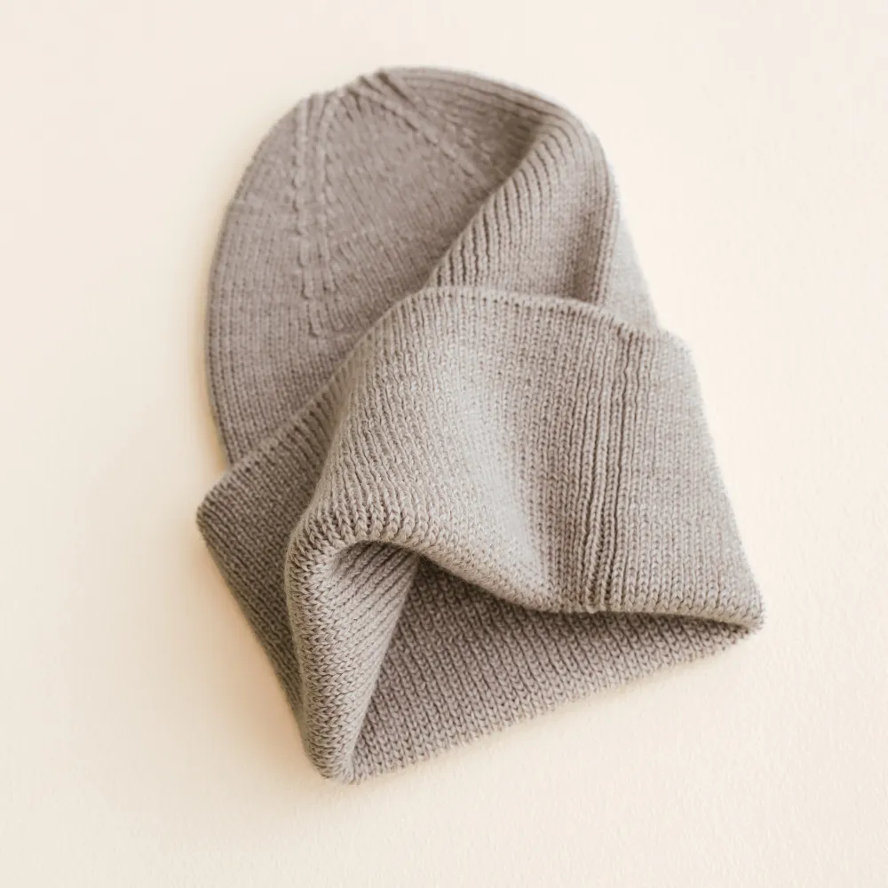 Hvid - Newborn beanie - 100% Merino wool