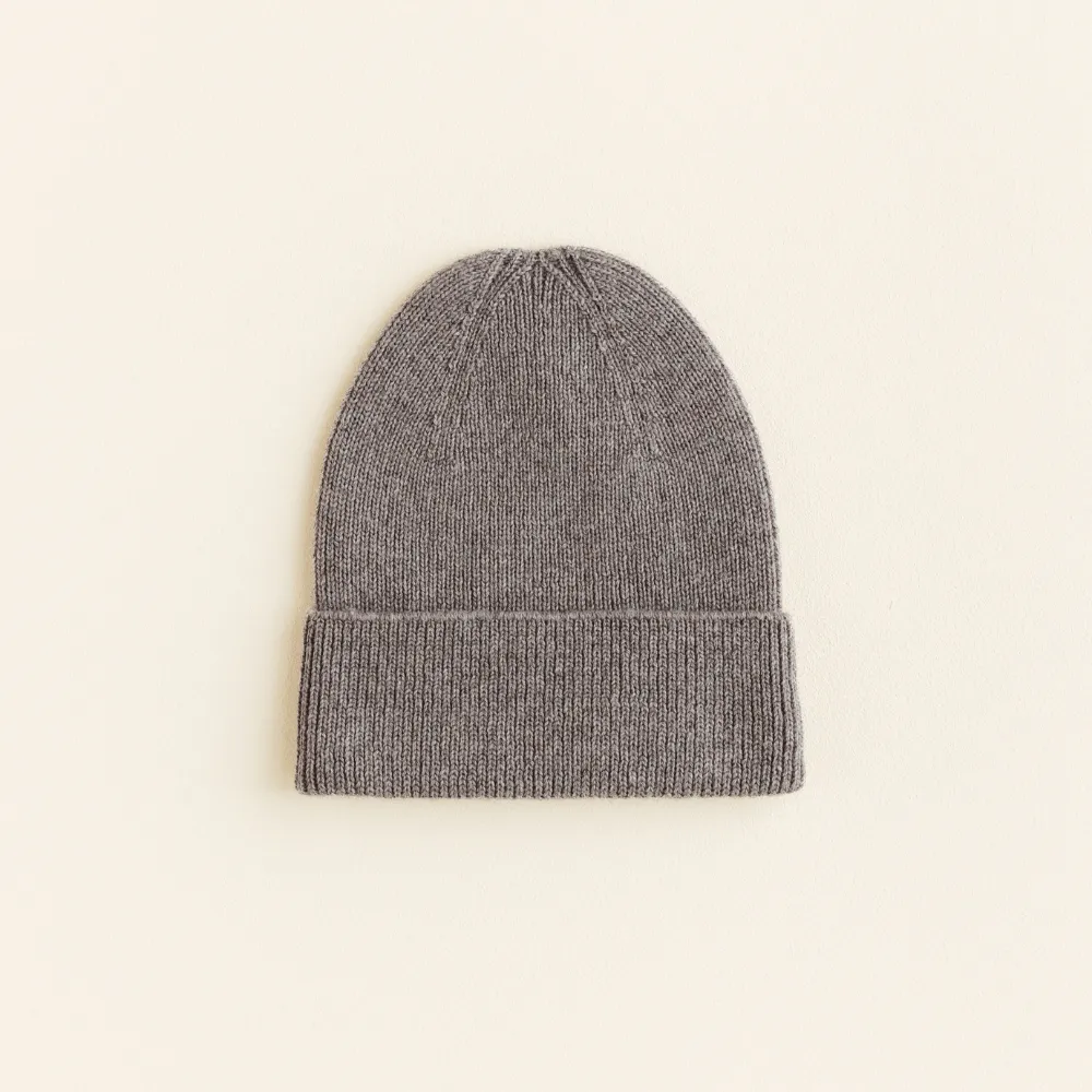 Hvid - Newborn beanie - 100% Merino wool