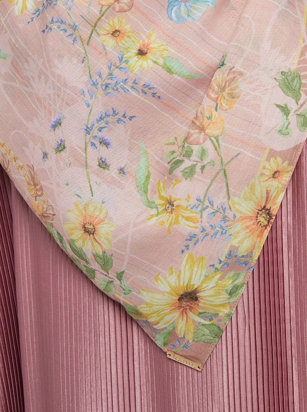 IMMAR SIGNATURE SCARF SALMON