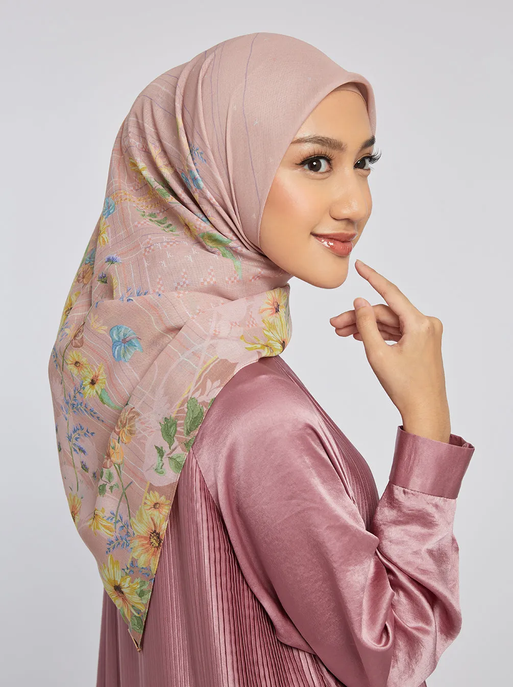 IMMAR SIGNATURE SCARF SALMON
