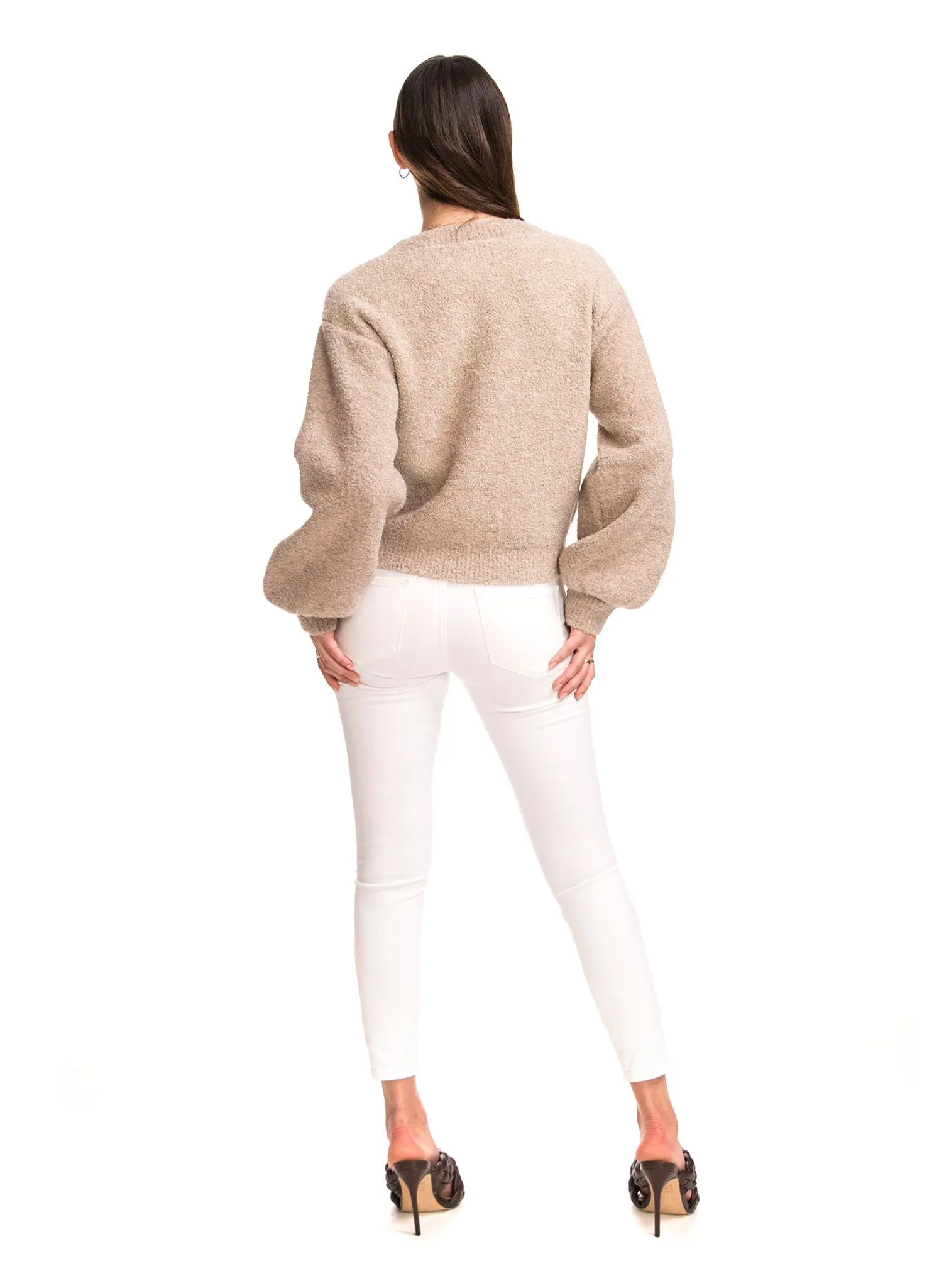 ISABELLA - Balloon Sleeve Lounge Sweater