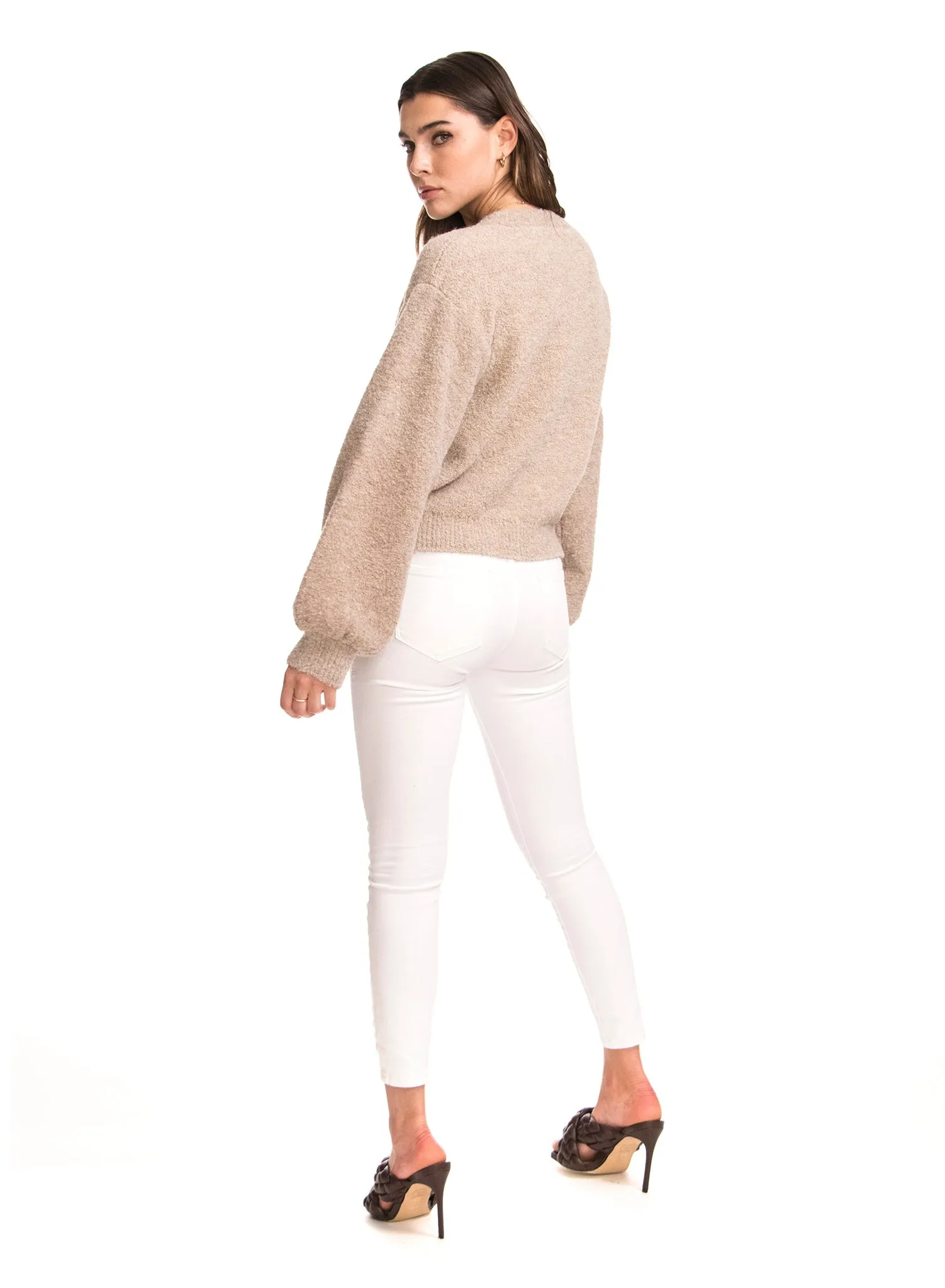 ISABELLA - Balloon Sleeve Lounge Sweater