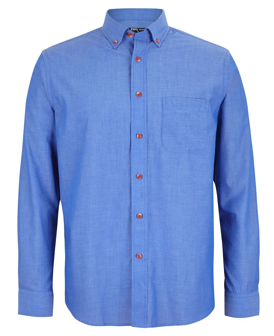 Jb's Long Sleeve Indigo Shirt - Adults (4IC)
