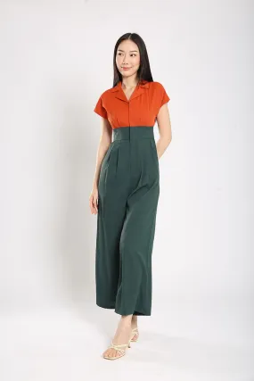 Jorelle Romper in Crayon