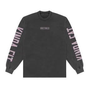 Kinda Fit Kinda Fat The KFKF Premium Oversized Longsleeve Tee (Shadow/Berry)