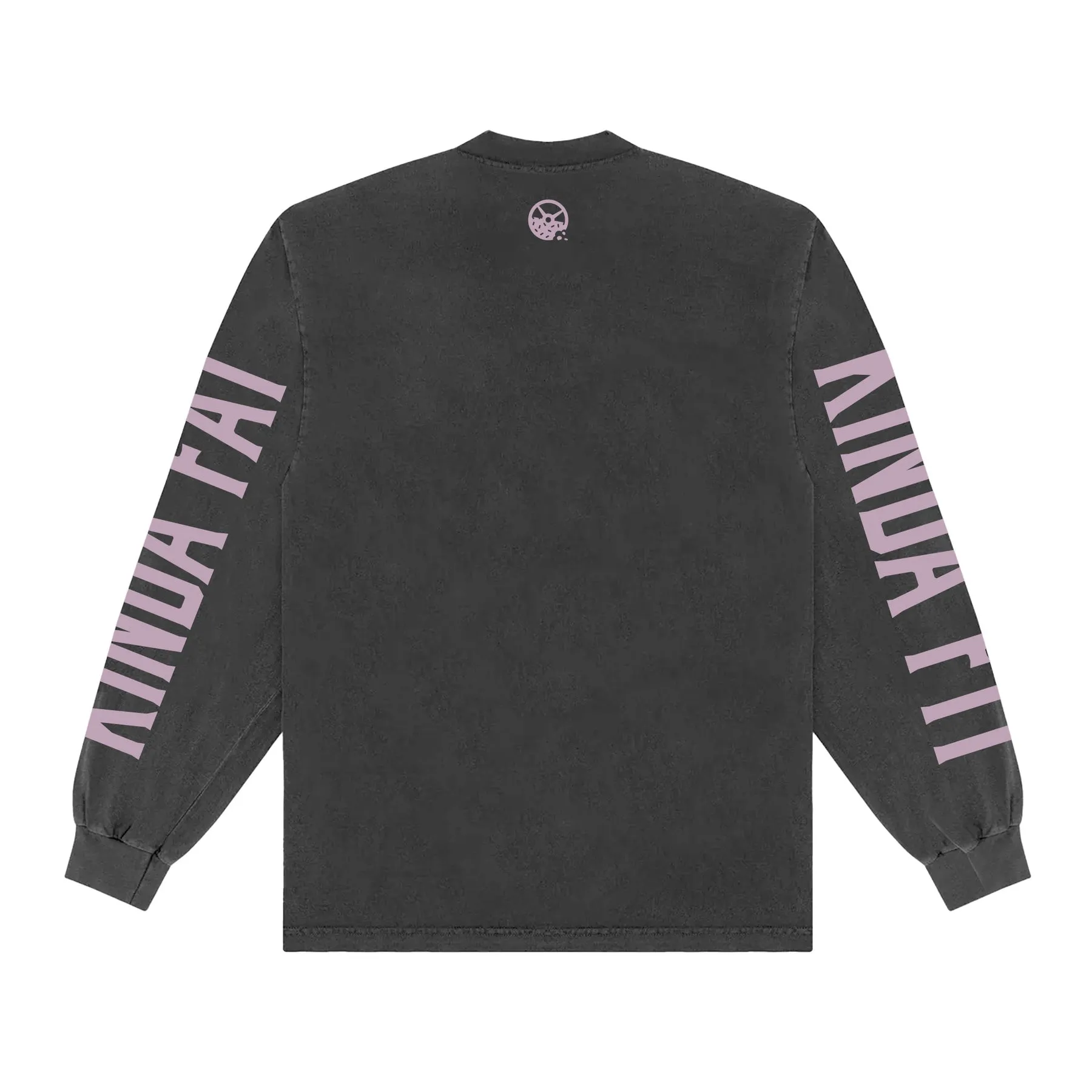 Kinda Fit Kinda Fat The KFKF Premium Oversized Longsleeve Tee (Shadow/Berry)