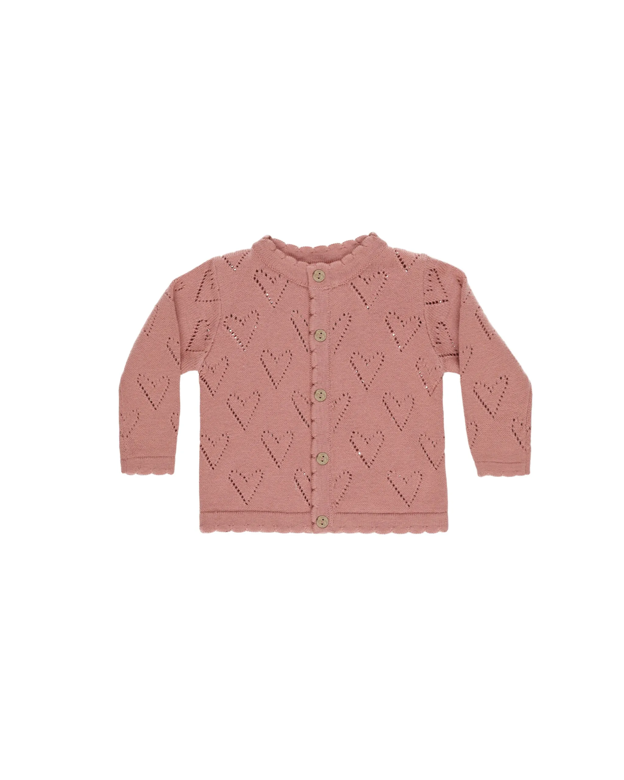 KNIT CARDIGAN   LIPSTICK
