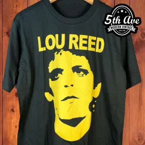 Lou Reed 'Rock 'n' Roll Animal' Distressed Cotton T-Shirt