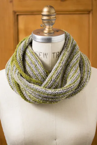 Magic Three-Yarn Scarf Loop in Rowan Felted Tweed