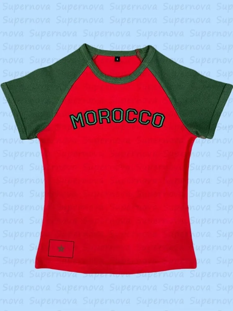 Maglie Nazionali Tee Y2k Crop Top