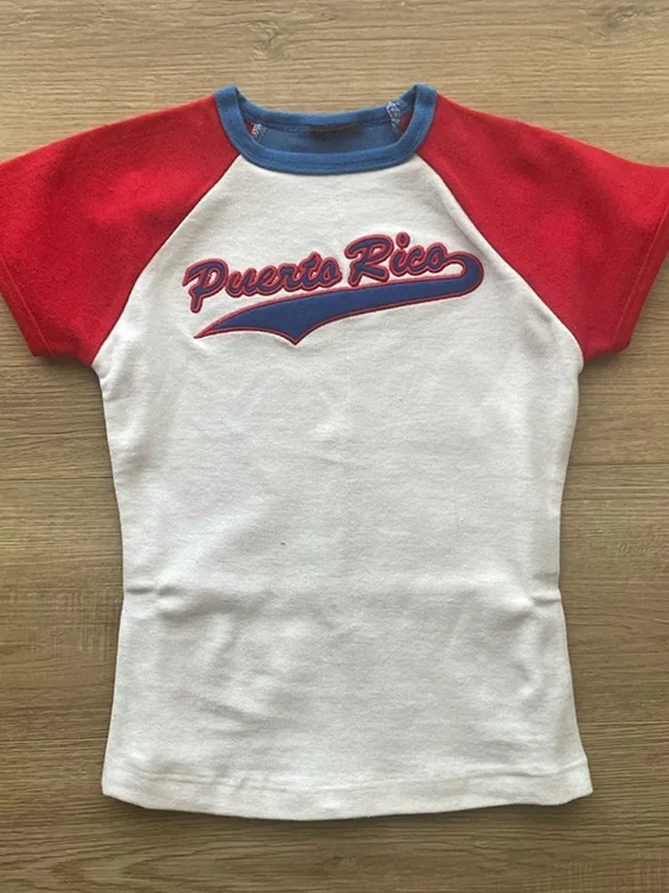 Maglie Nazionali Tee Y2k Crop Top