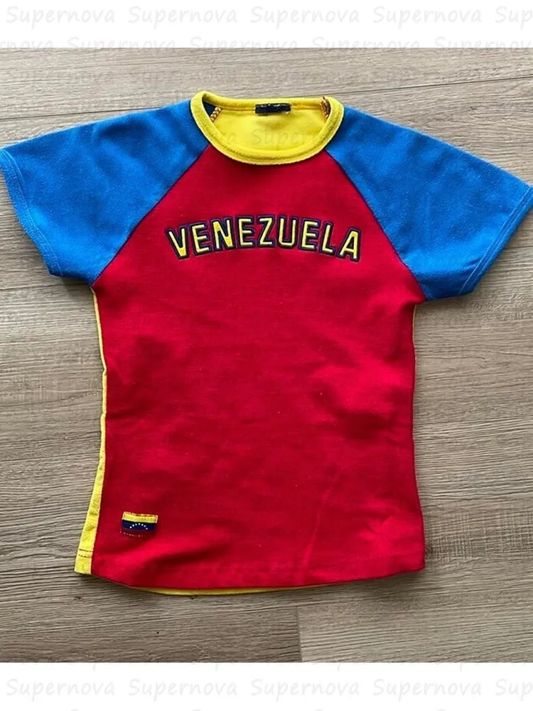 Maglie Nazionali Tee Y2k Crop Top