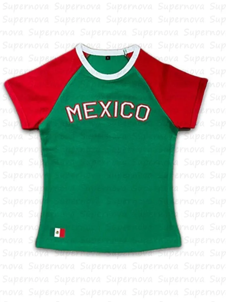 Maglie Nazionali Tee Y2k Crop Top