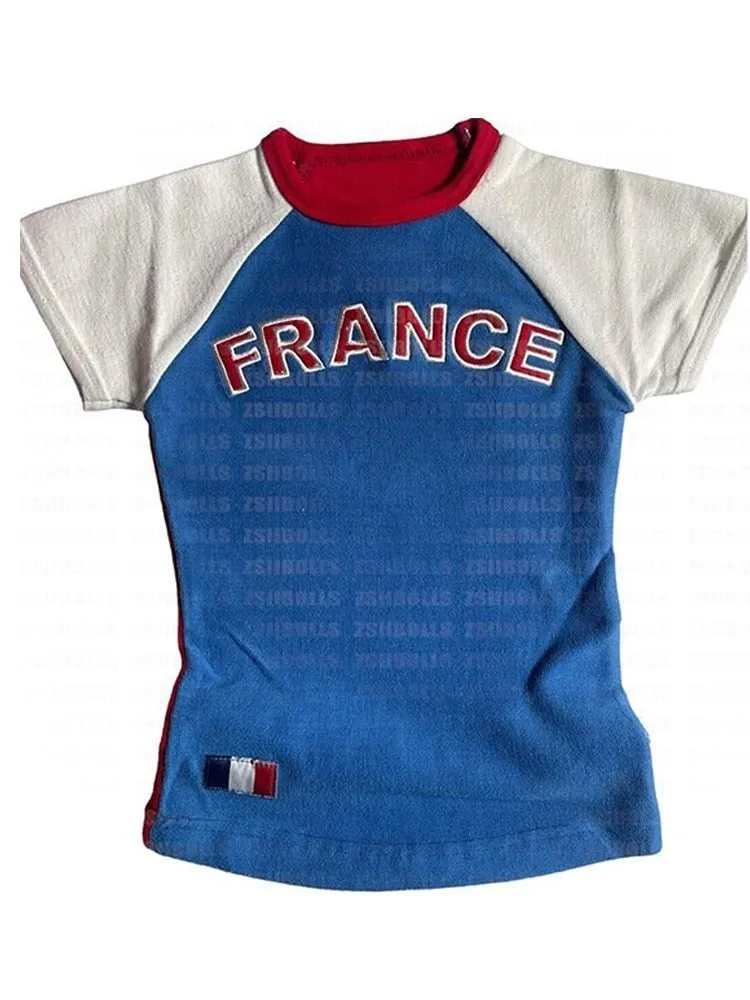 Maglie Nazionali Tee Y2k Crop Top