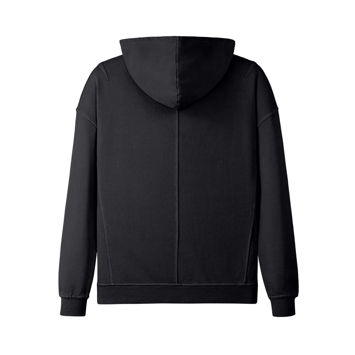 Magnet Mars 380G Unisex Washed Slit Hem Turtleneck Hoodie