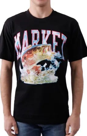 Market Bass Arc Tee - Black