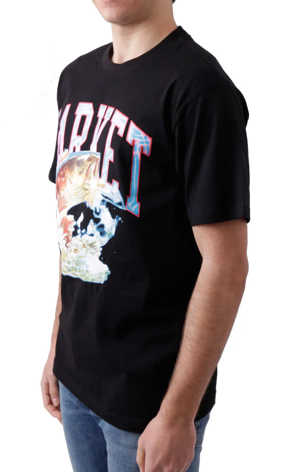 Market Bass Arc Tee - Black