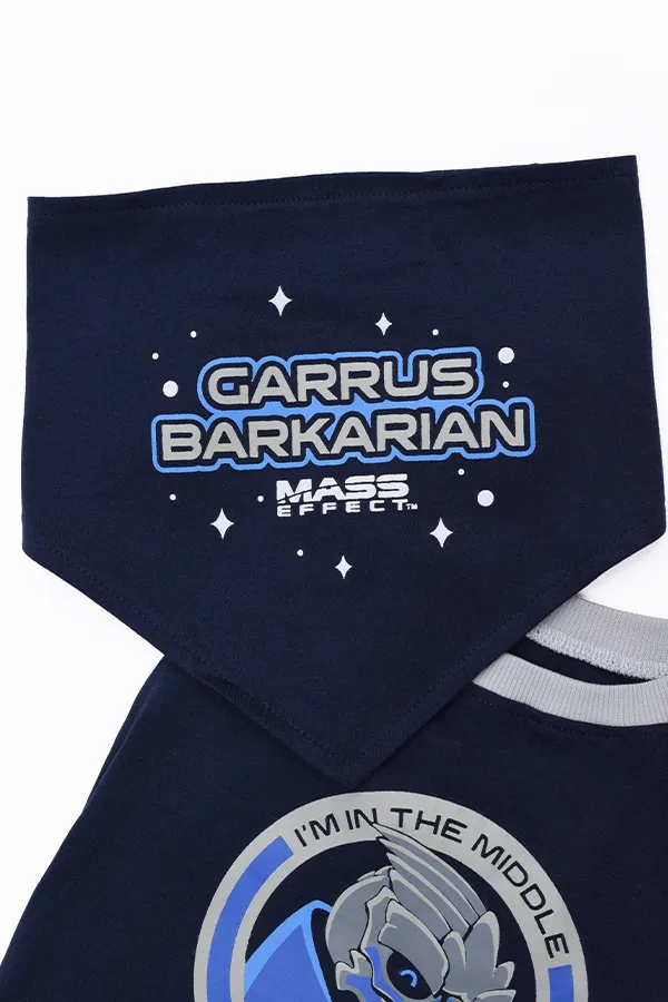 Mass Effect Garrus Barkarian Dog Tee and Bandana Set