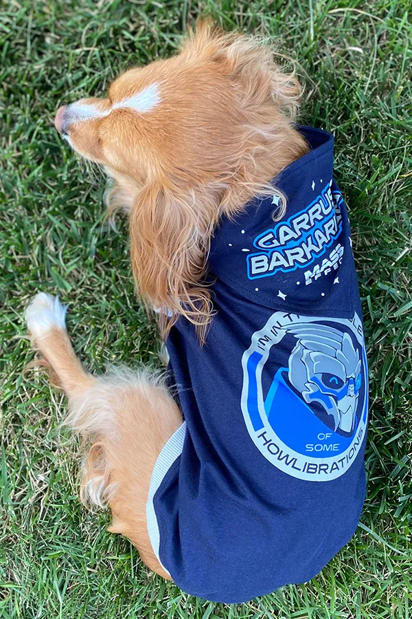 Mass Effect Garrus Barkarian Dog Tee and Bandana Set