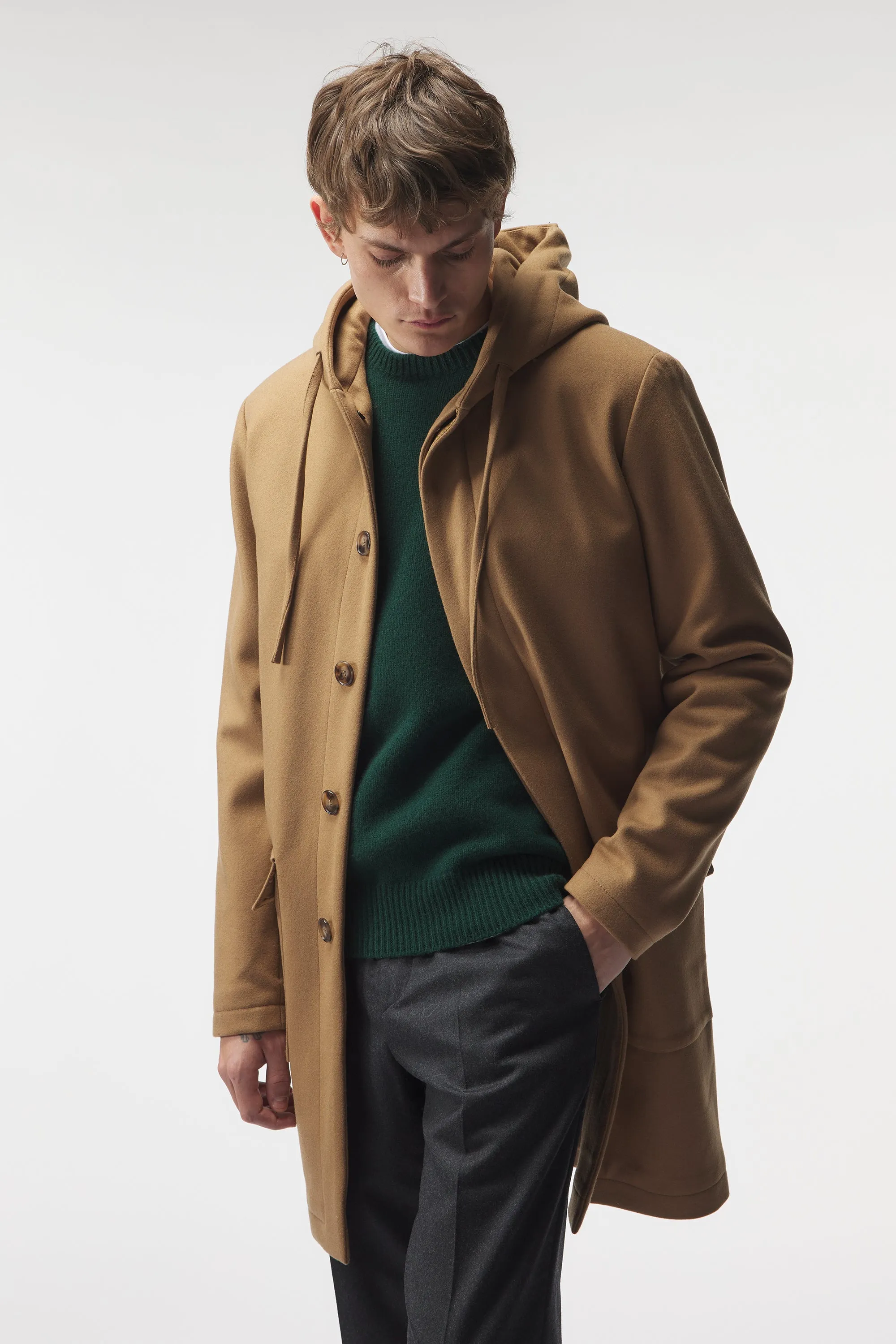 Mathieu - Camel - Italian Wool
