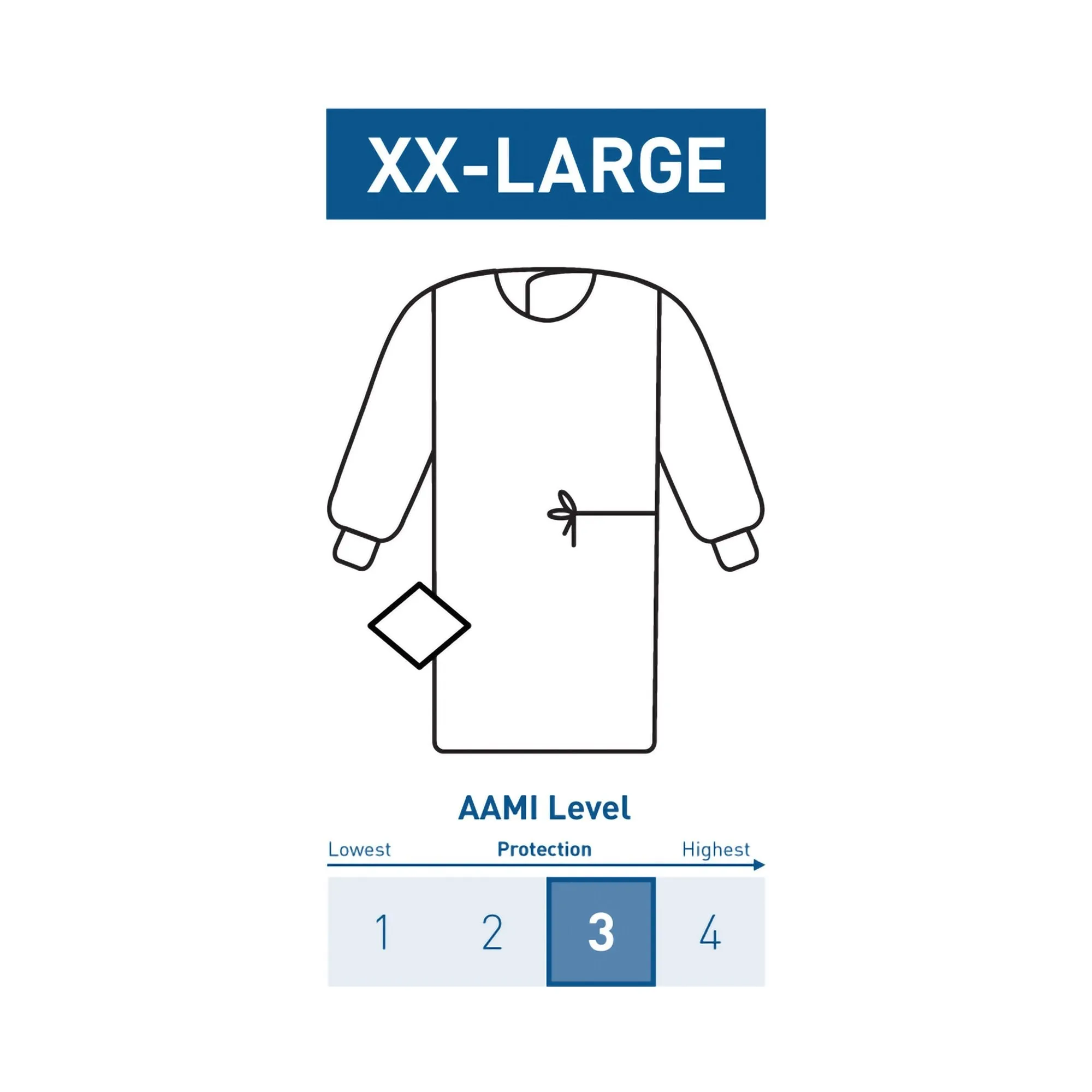 McKesson Non-Reinforced Surgical Gown with Towel, 2X-Large