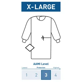 McKesson Non-Reinforced Surgical Gown with Towel, X-Large