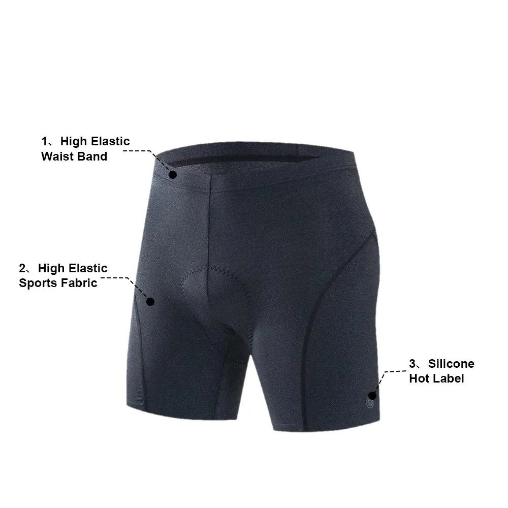 Men Cycling Underwear Belgium High Elasic Sponge Pad Shockproof Mtb Shorts Mountain Bicycle Briefs Anti-Sweat Quick-Dry
