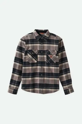 Men's Builders Bowery Stretch WR Flannel - Black/Charcoal/Beige
