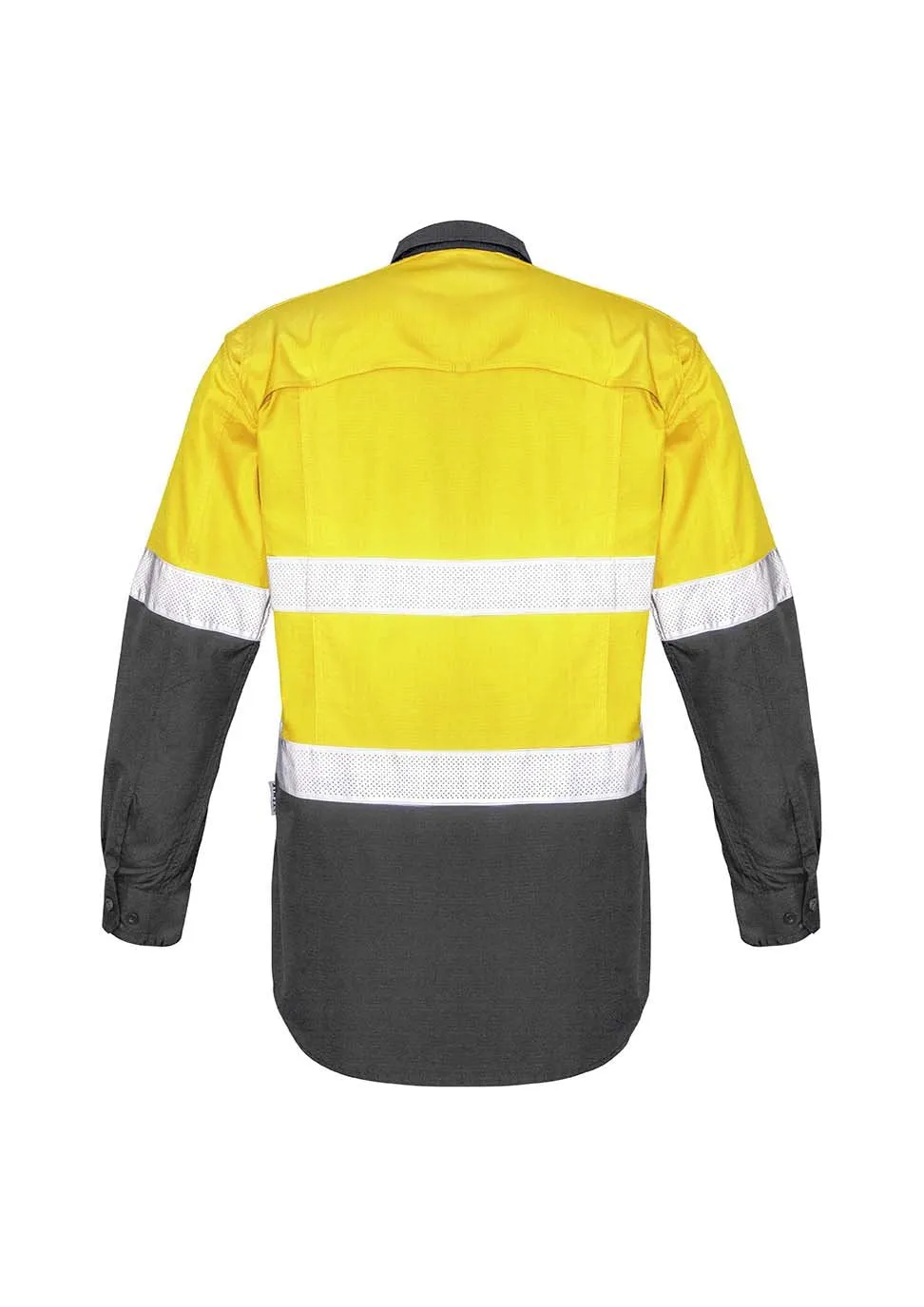Mens Rugged Cooling Taped Hi Vis Spliced Shirt
