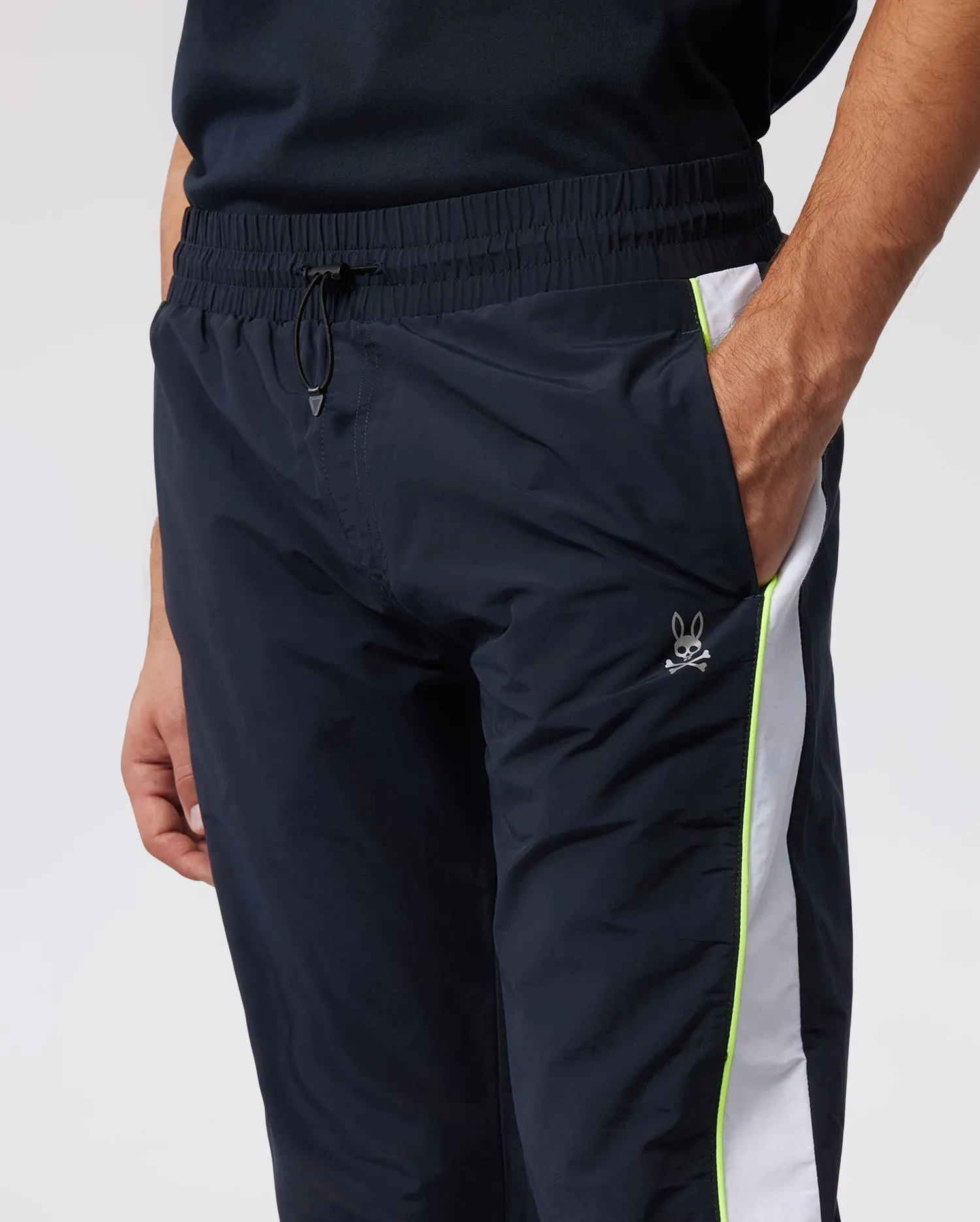 MENS WASCO COLOUR BLOCK NYLON TRACK PANTS - B6P162W1NL