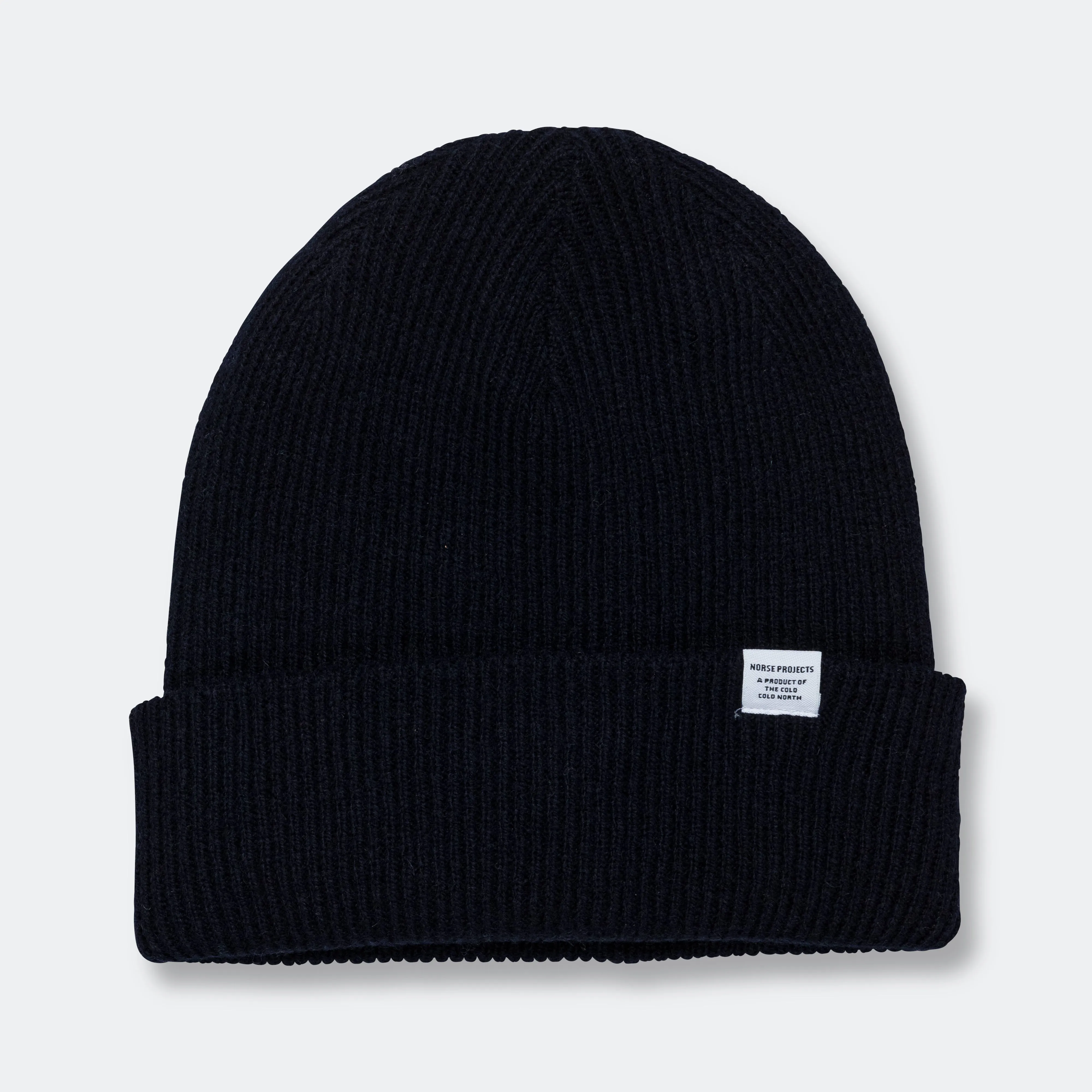 Merino Lambswool Beanie - Dark Navy