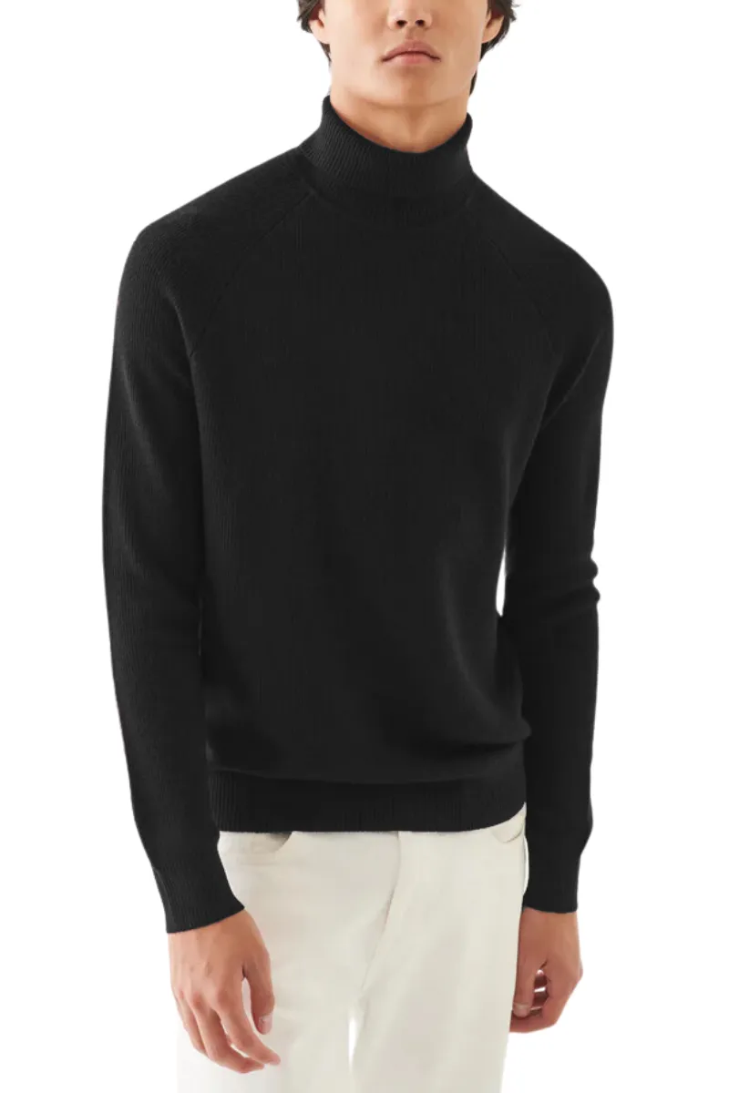 Merino Ribbed Turtleneck