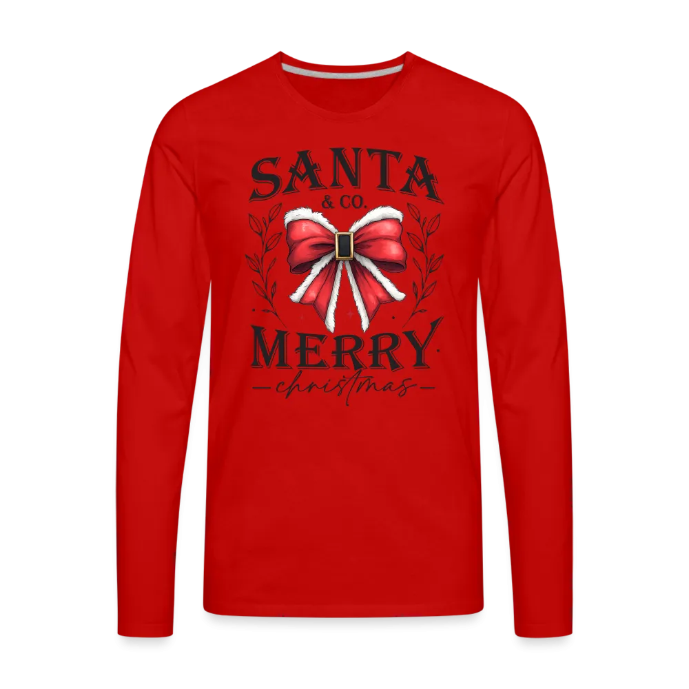 Merry Christmas Santa & Co Men's Premium Long Sleeve T-Shirt