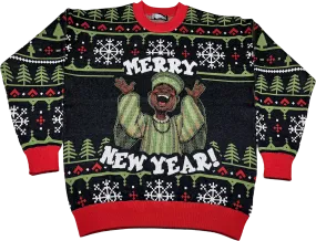 Merry New Year Trading Places Knitted Sweater