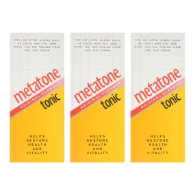 Metatone Original Flavour Tonic 300ml (Pack of 3)