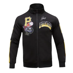 MLB PITTSBURGH PIRATES HOMETOWN MEN'S TRACK JACKET (BLACK)